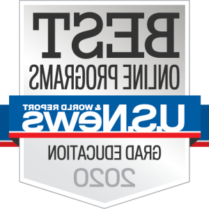U.S. 新闻 & World Report "Best Online Programs 2020" Badge