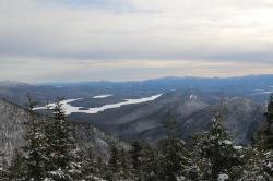 View from the top of White Face in NY