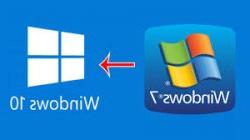Windows 7和Windows 10的Windows徽标